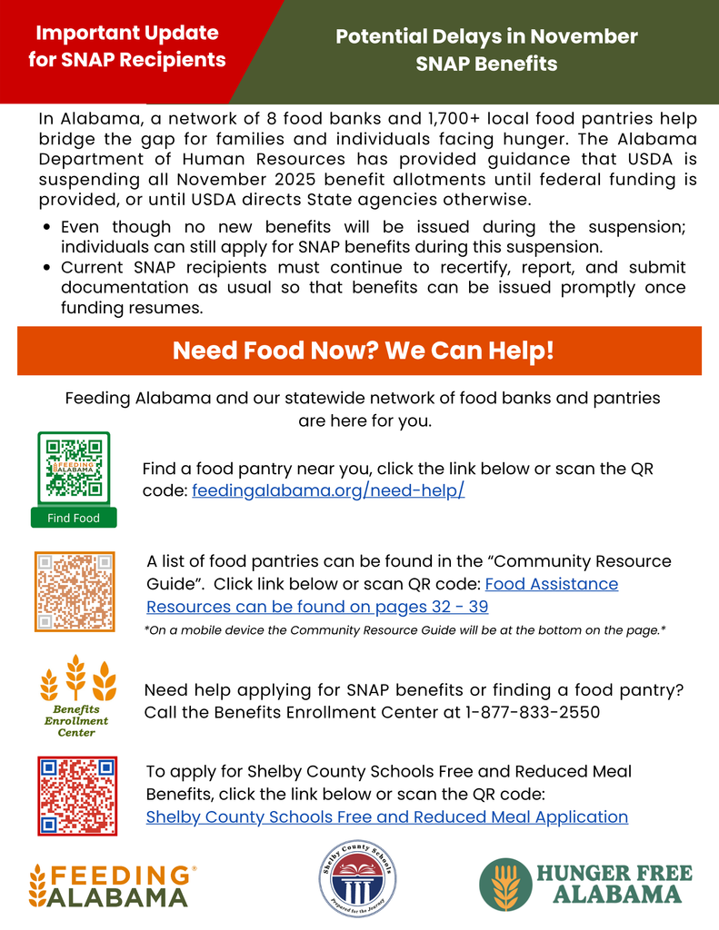 SNAP Flyer Gov Shutdown 