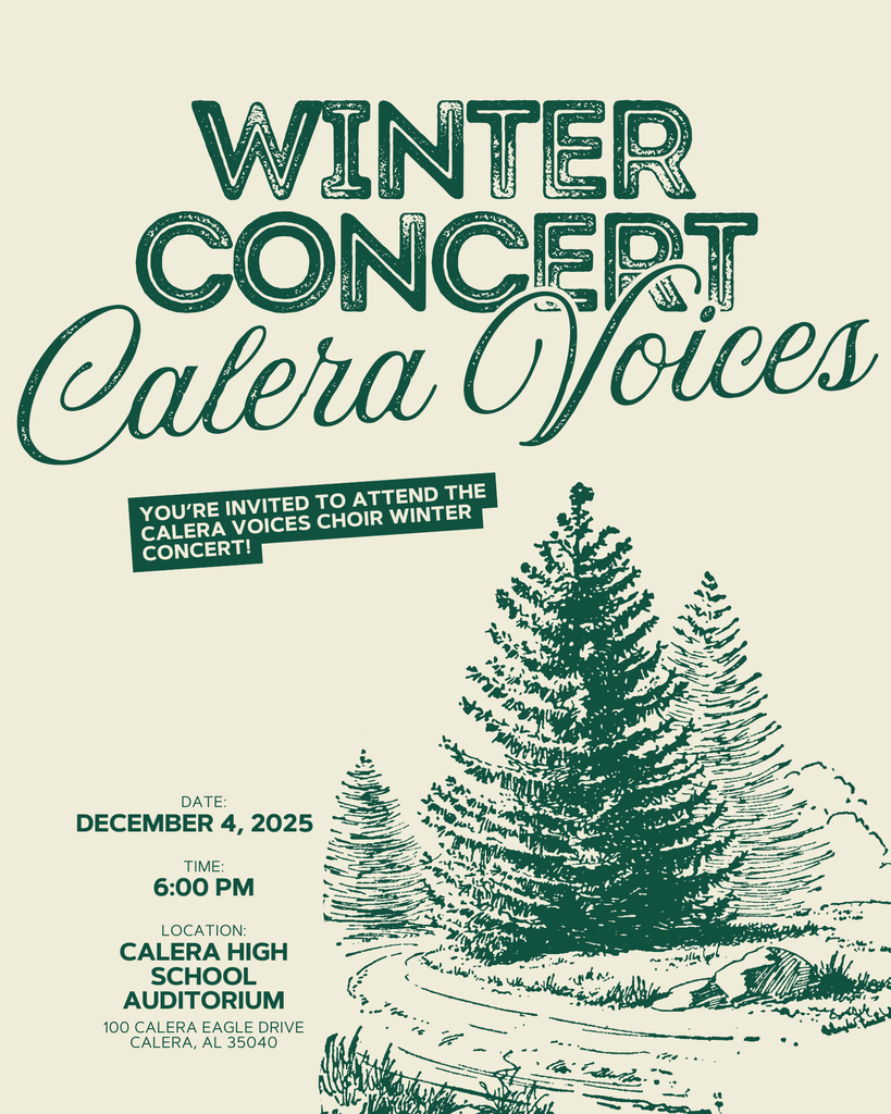 Winter Concert this Thursday at Calera High School