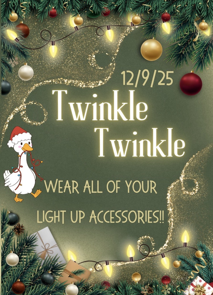 wear light up accessories tomorrow 