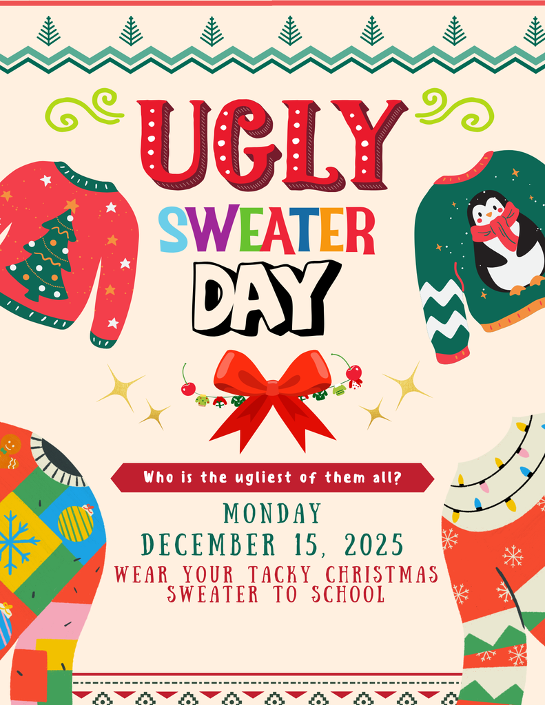 Monday is Tacky Sweater Day