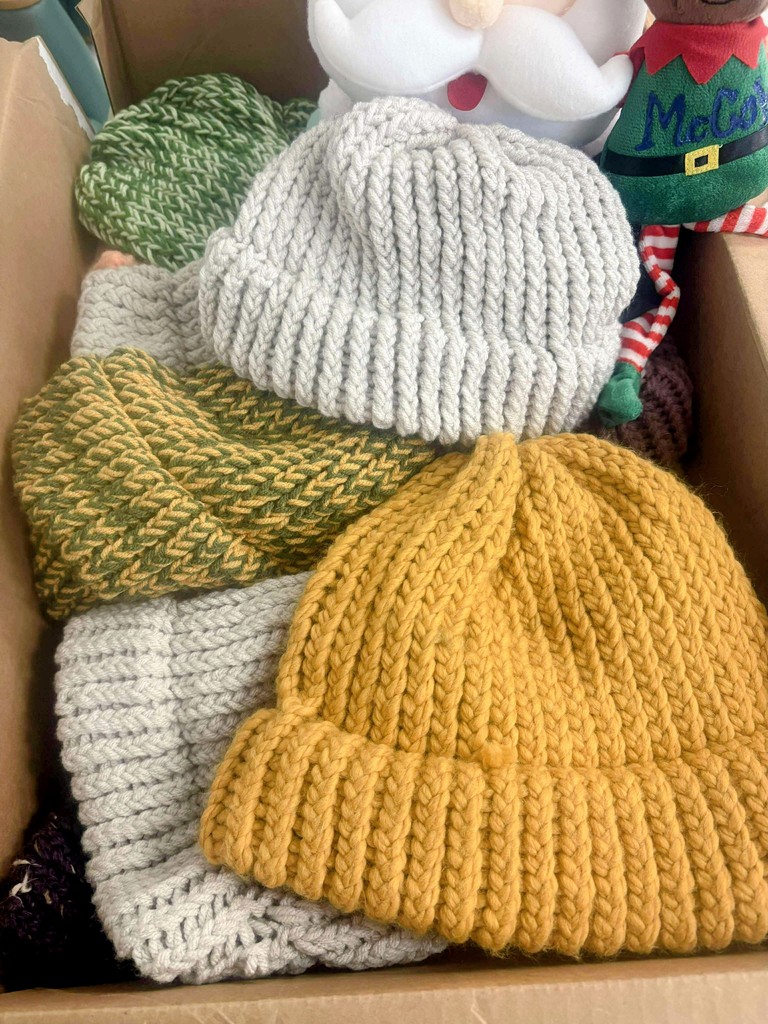 beanies made for charity