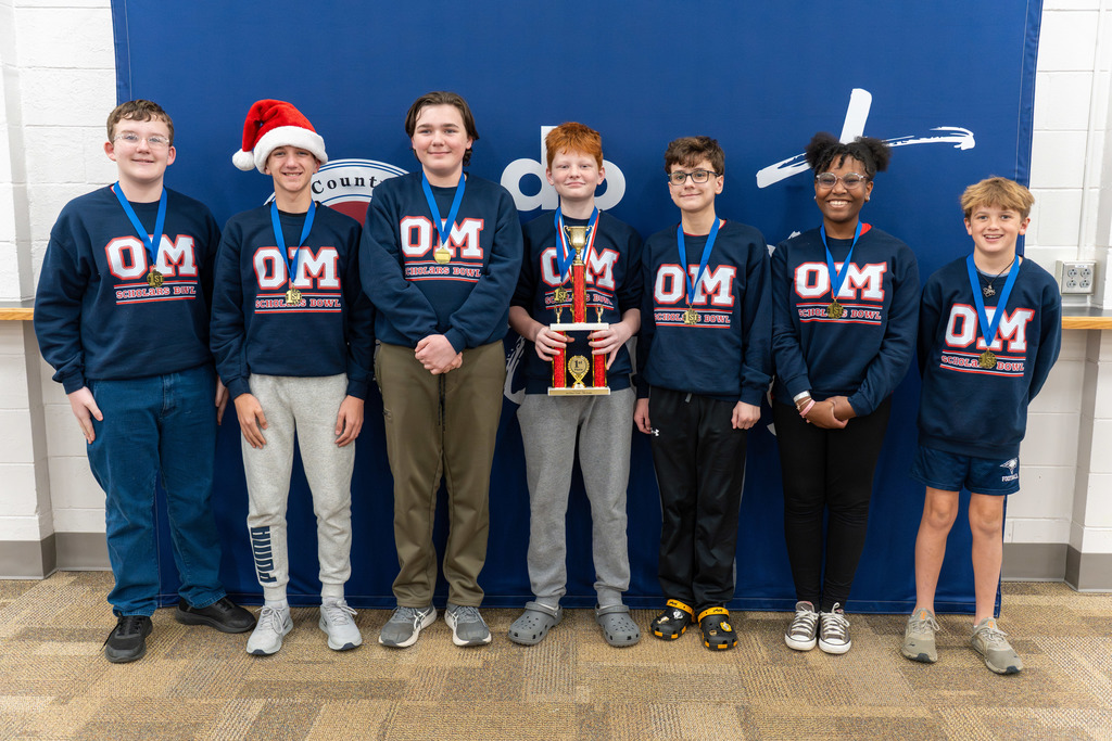 OMMS 7th Grade - 1st Place