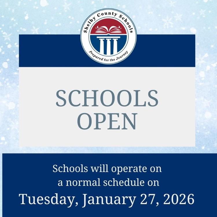 normal school operations tomorrow January 27.