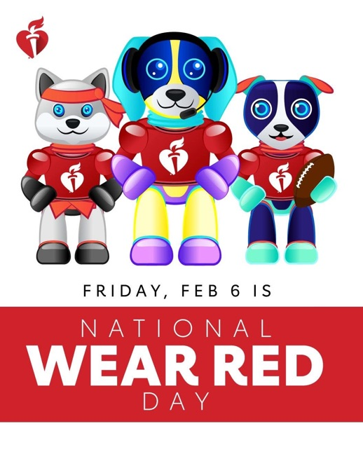 wear red announcement 