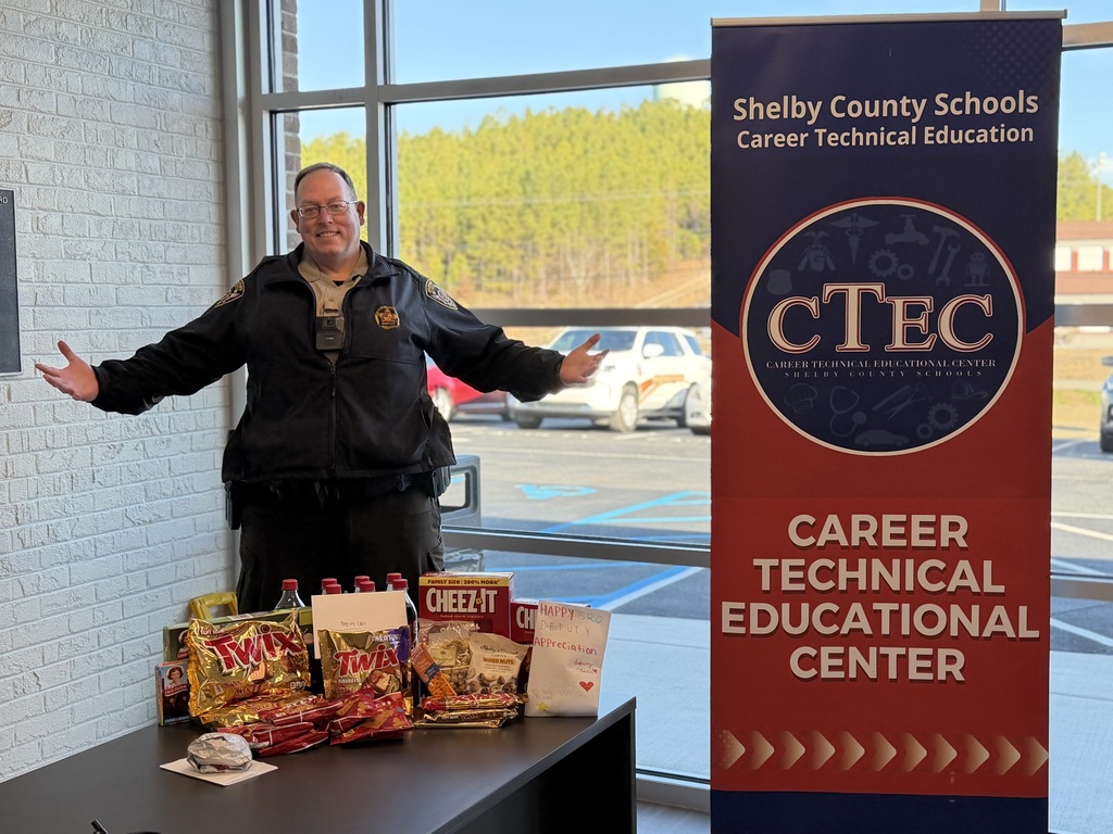 Deputy Carr with all goodies for SRO Appreciation Day!