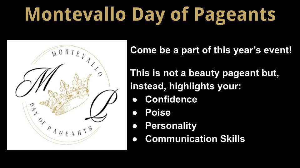 Montevallo Day of Pageants