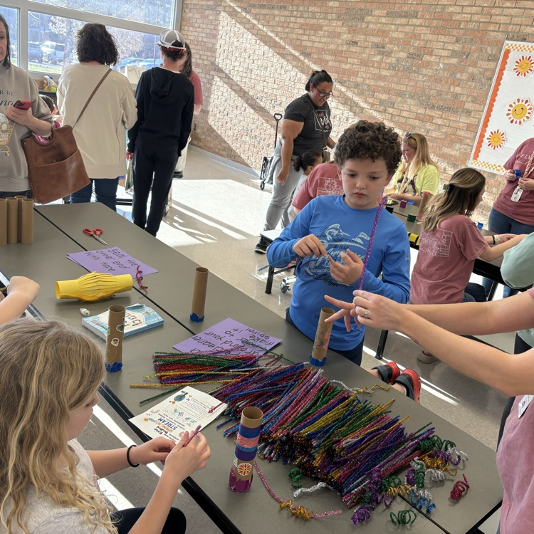 student creates handmade instrument 
