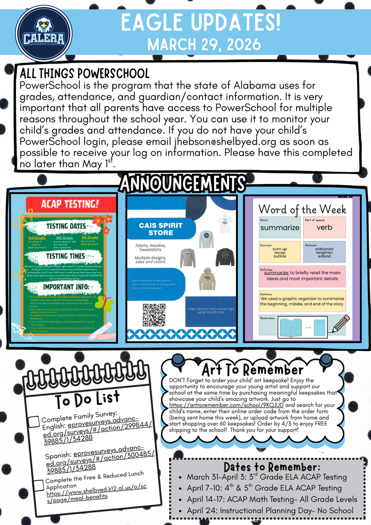 Eagle Update: March 29th 