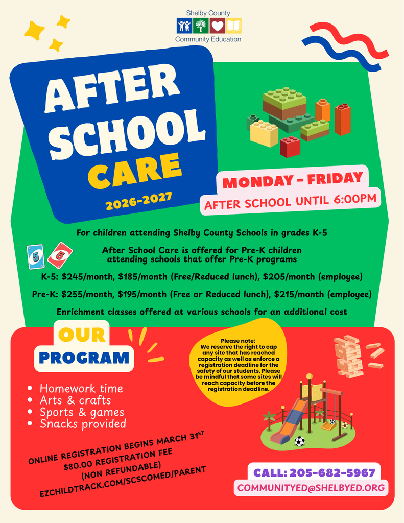 After school care flyer