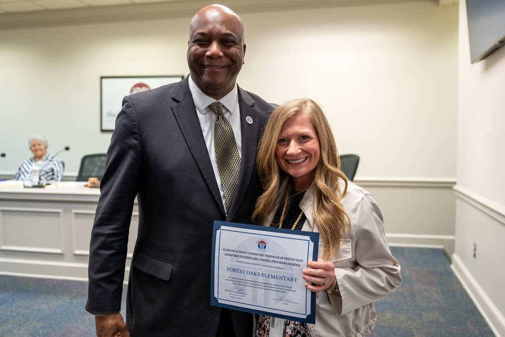 Forest Oaks Counselor and Dr. Lewis Brooks 