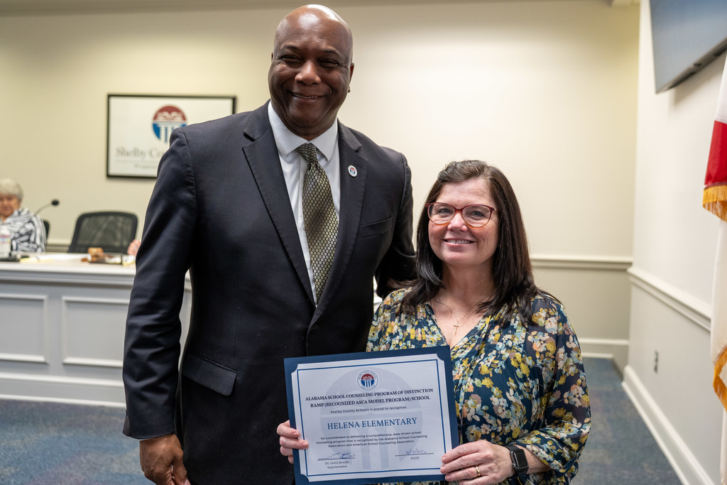 Helena Elementary Couselor with Dr. Lewis Brooks 