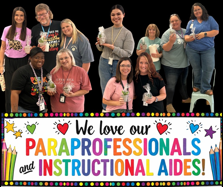 paras and aides with plants 