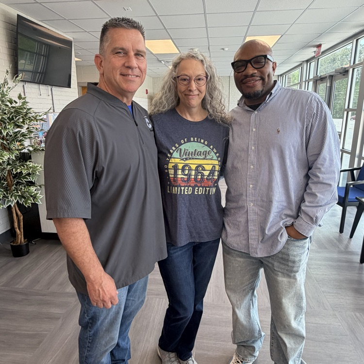 Kristie with Principals, Dr. Epps and Mr. McCaleb