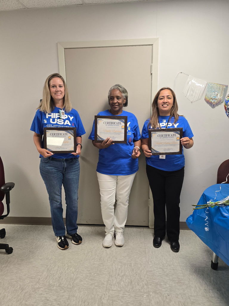 Kerri McGaughy, Phyllis Peterson, and Arletth Patino-Peña pictured left to right 