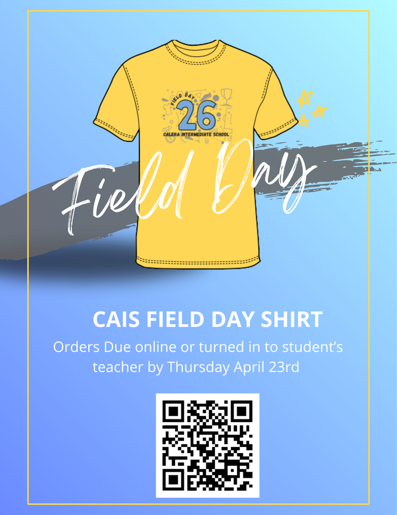 Field Day T-Shirt Order Form