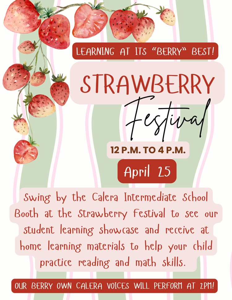 strawberry festival flyer