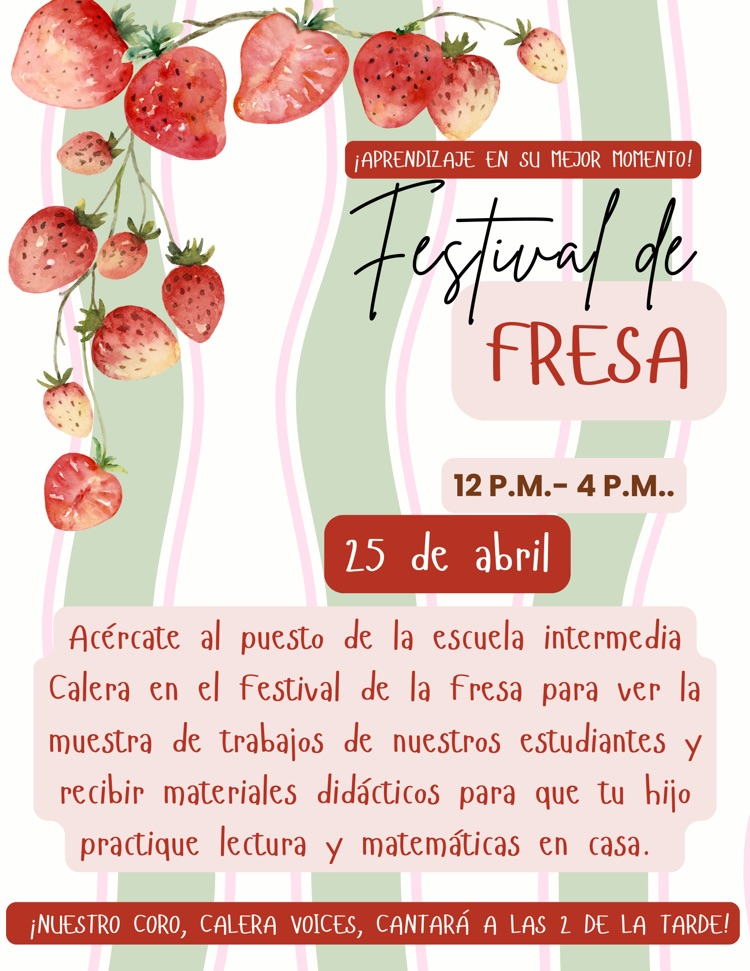 strawberry festival flyer