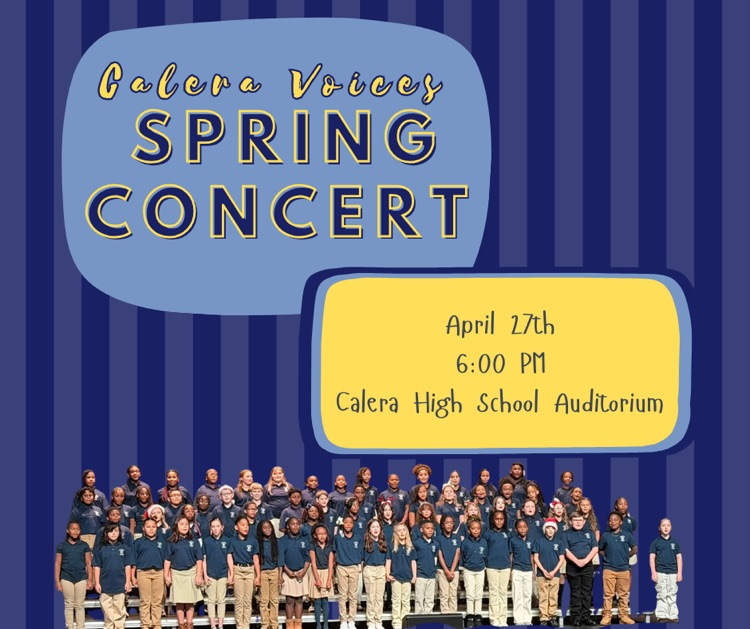calera voices spring concert flyer