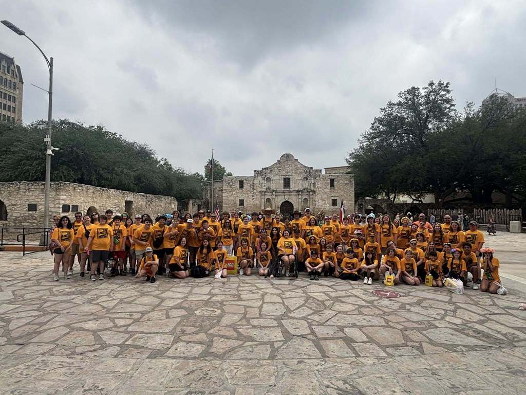 Shelby County High School band in San Antonio, TX