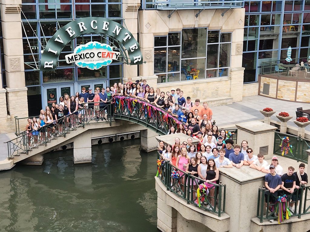 Chelsea High School band in San Antonio, TX