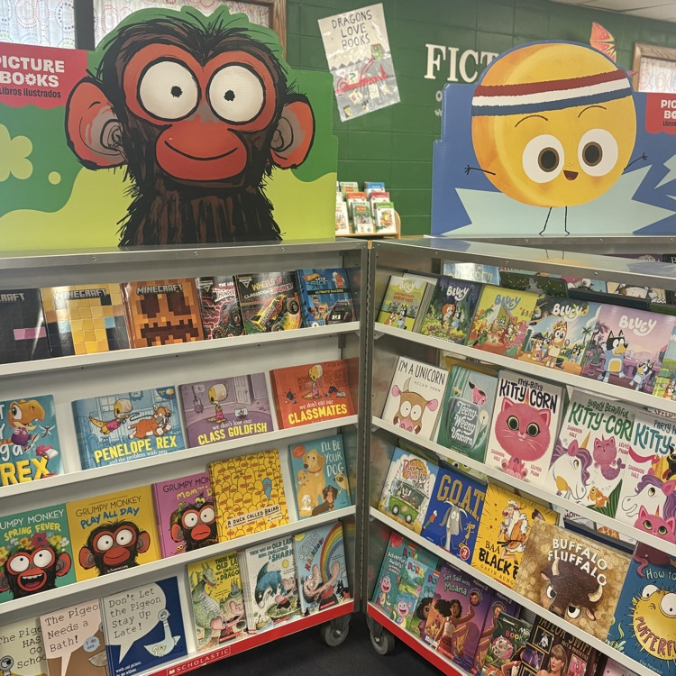 books on display 
