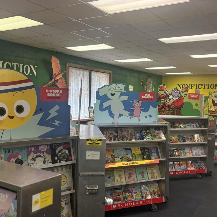 books on display