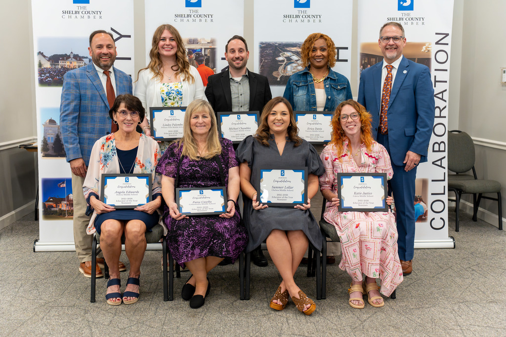 2025-2026 Middle School Educator Nominees