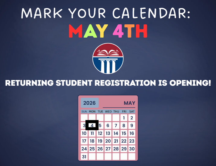 May 4 returning student registration