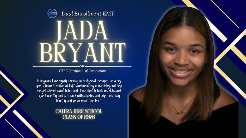 Jada Bryant EMT Dual Enrollment Senior