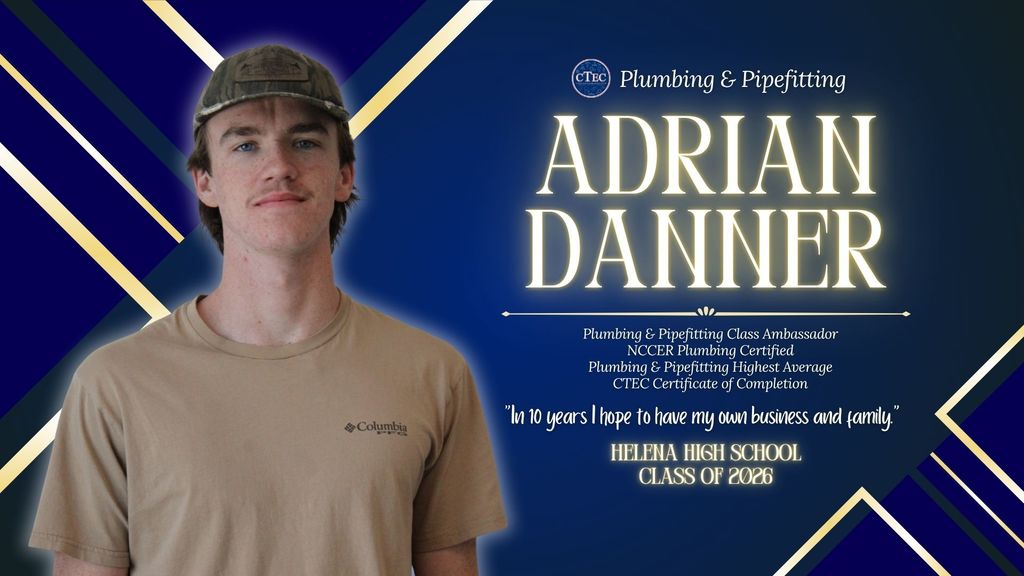 Adrian Danner Plumbing & Pipefitting Senior