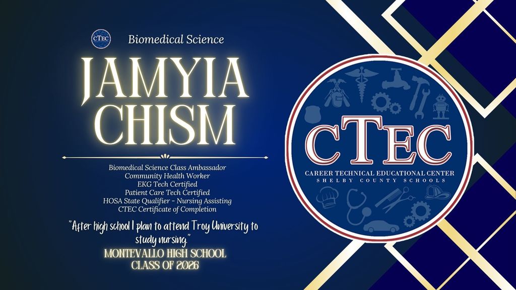 Bio Med student Jamyia Chism