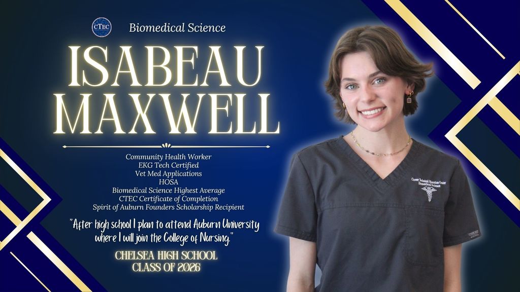 Biomed Senior Isabeau Maxwell