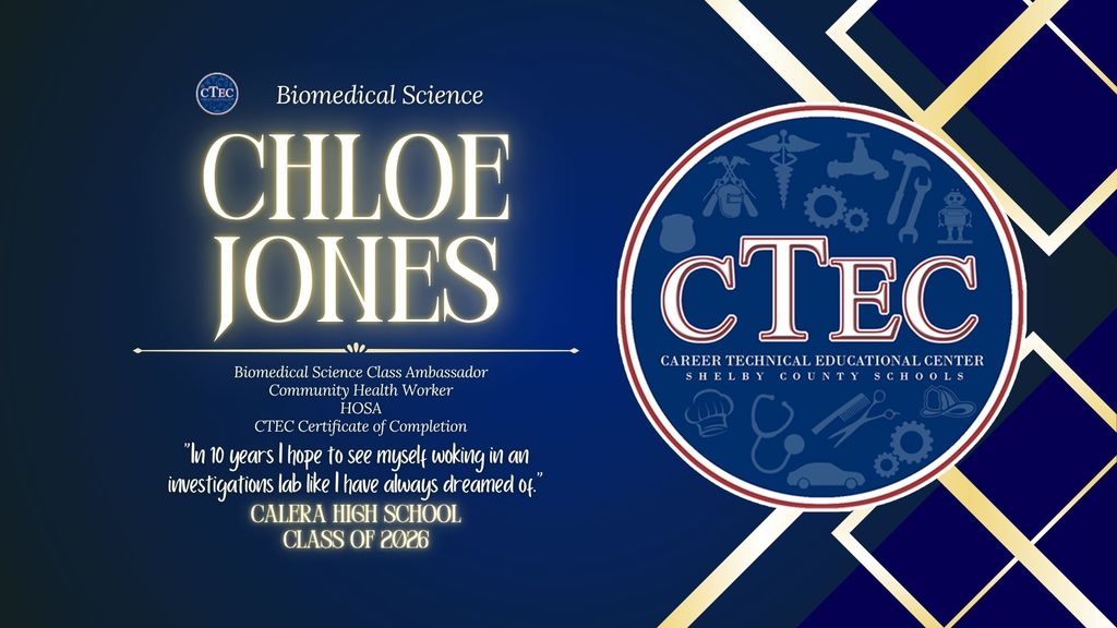 Biomed Senior Chloe Jones