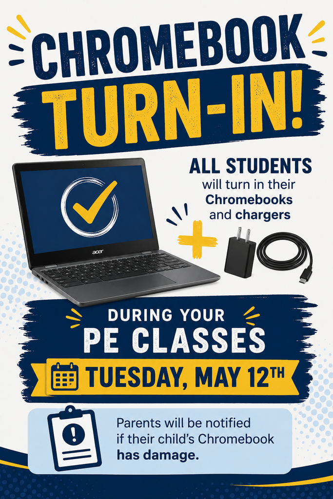 Chromebook turn in flyer