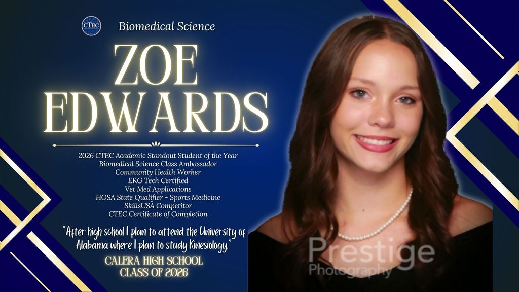 Biomed Senior Zoe Edwards