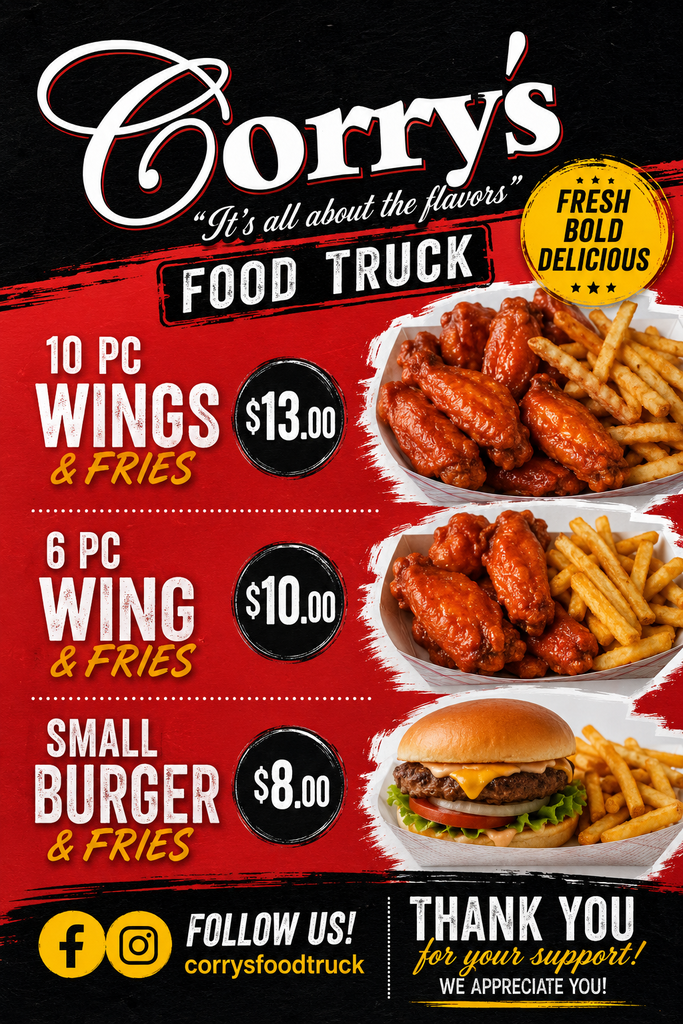 Corry's food truck