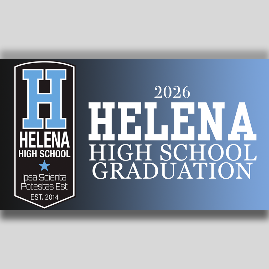 Graphic that says 2026 Helena High School Graduation