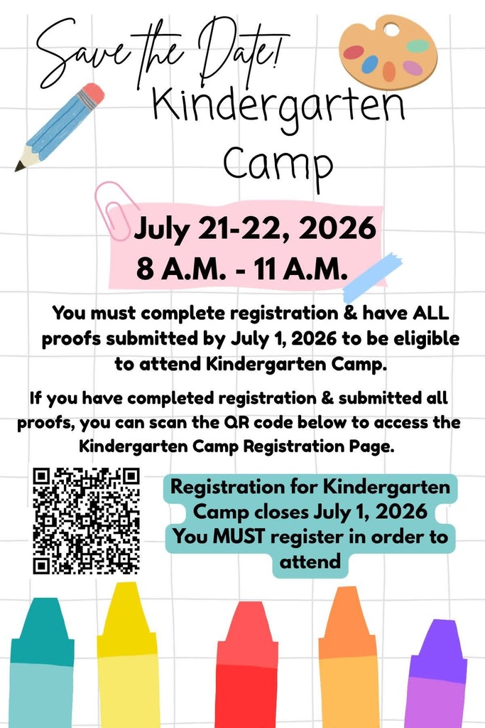 Kindergarten camp flyer