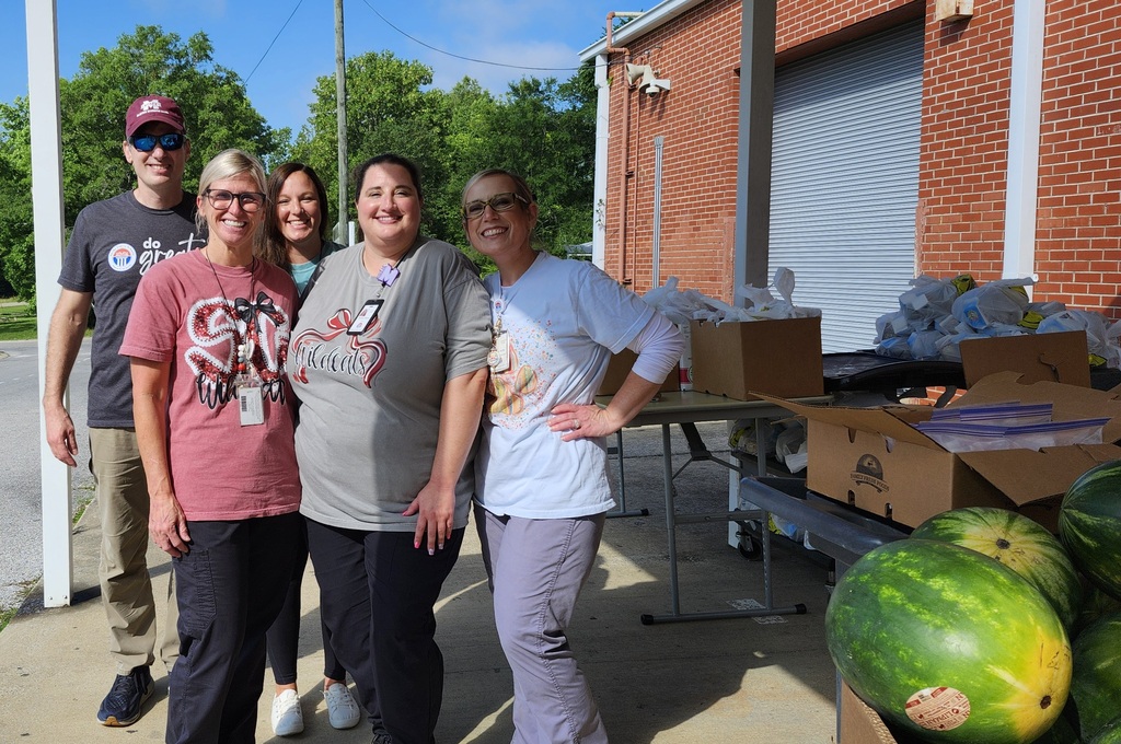 Summer Meal Distribution with CNP staff