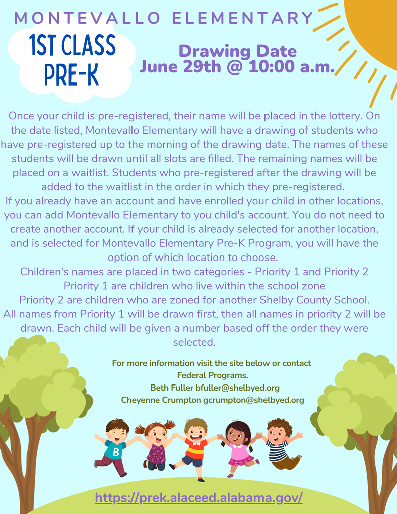 Pre-K Class Room Decorative Flyer