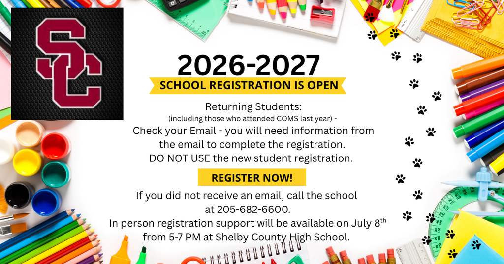School Registration information
