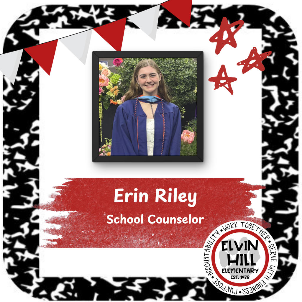 Welcome to Elvin Hill Ms. Riley, new school counselor