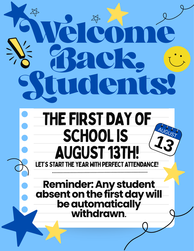 First Day of School Flyer
