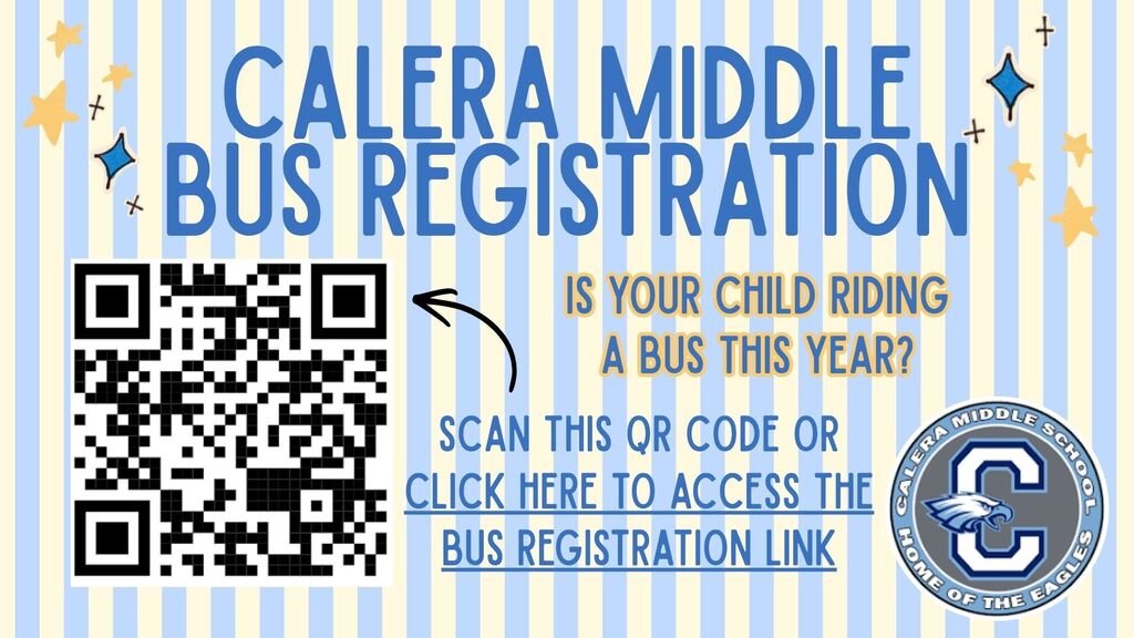 Bus Registration flyer