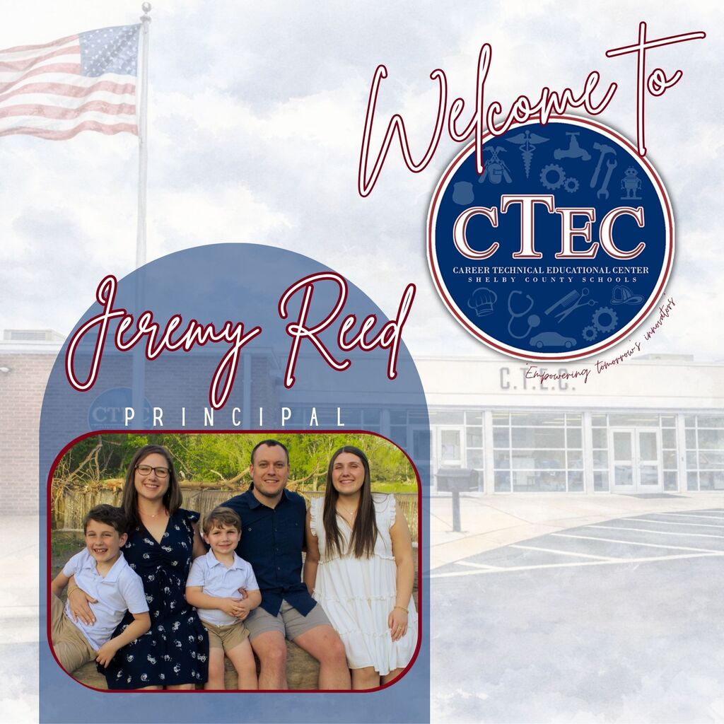 Our new Principal Mr. Reed with his family.