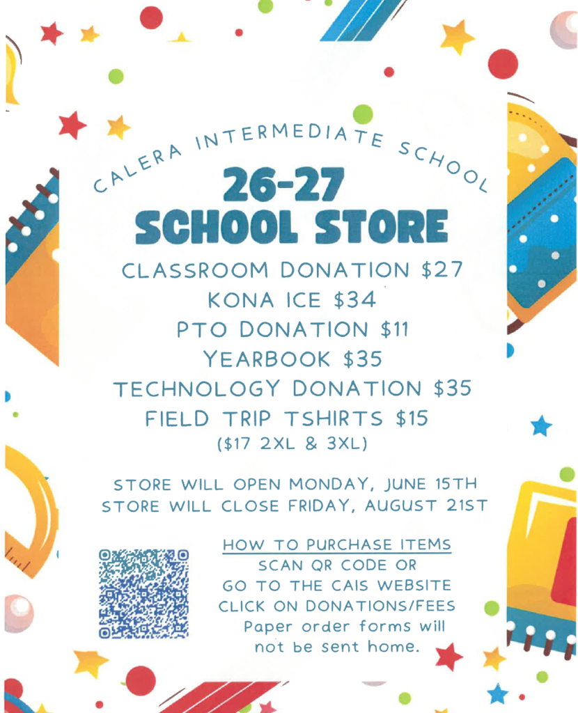 School Store Donations