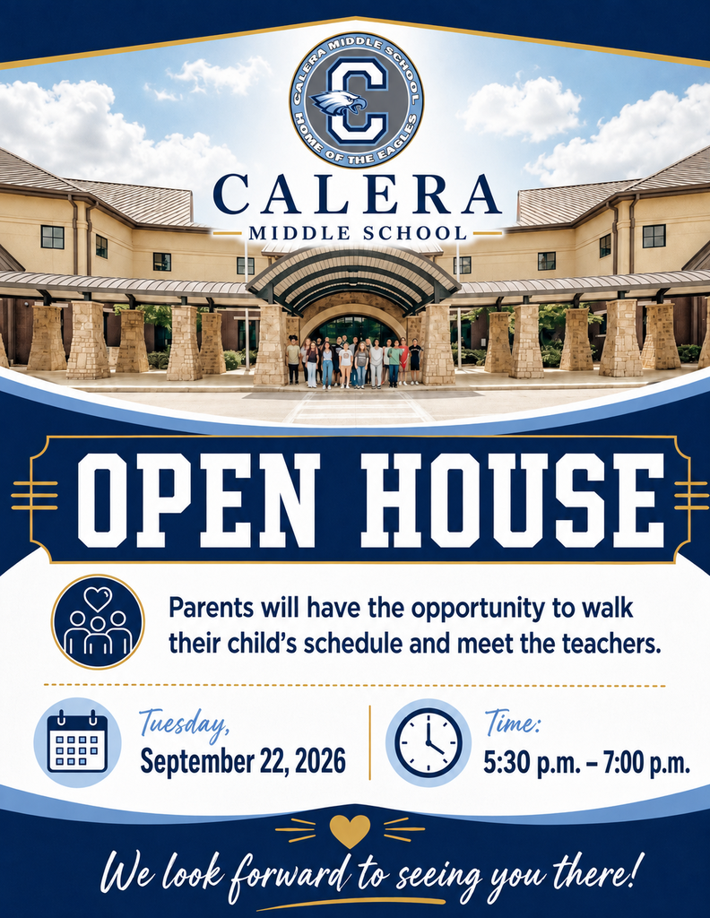 Open House flyer for Tuesday, Sep 22, 2026 from 5:30 p.m. to 7 p.m.