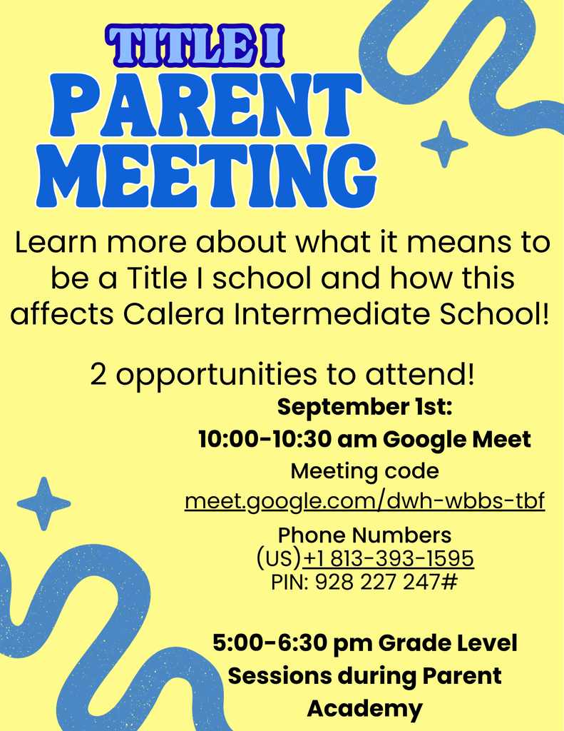 Title I Parent Meeting