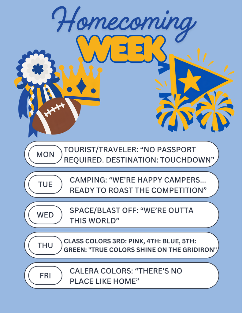 Homecoming Dress Up Days