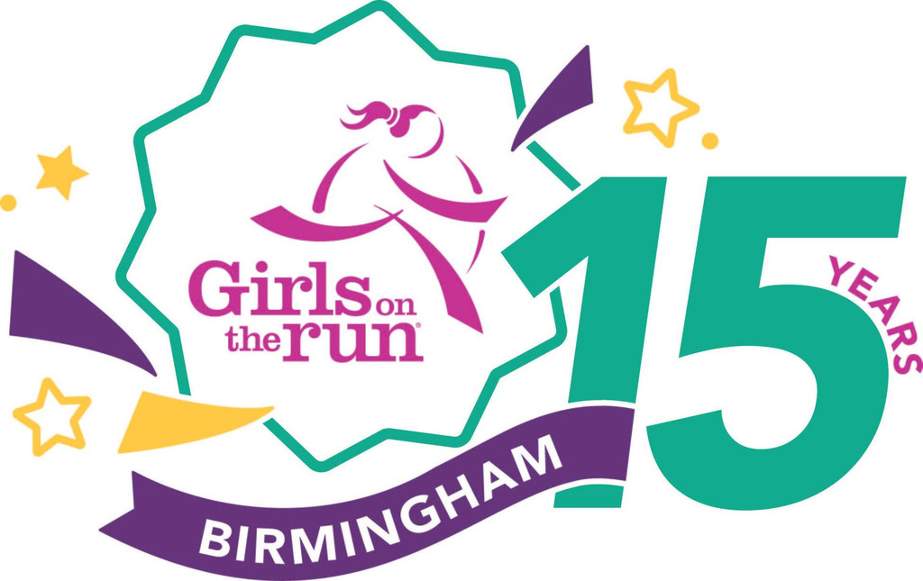 Girls on the Run 15 Years celebration logo